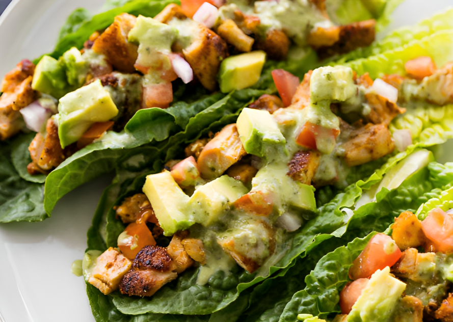 Chicken Taco Lettuce Wraps — Shopping-D Service Platform