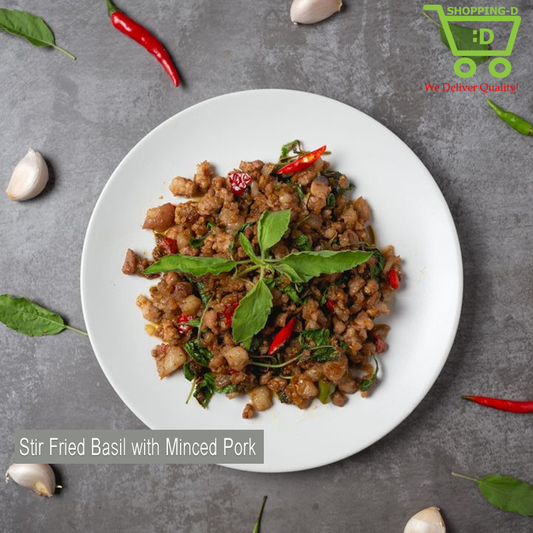 Stir Fried Basil with Minced Pork