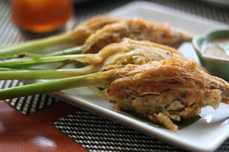 Stuffed Lemongrass or Oua Si Khai in lao