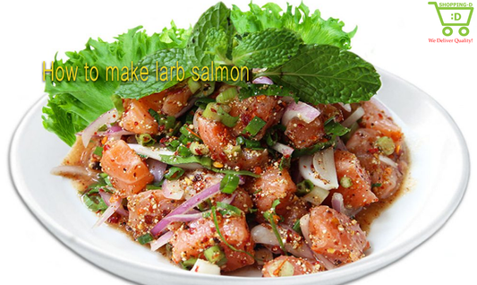 how to make larb salmon