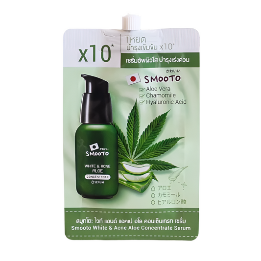 Smooto White &amp; Acne Aloe Concentaate Serum 6ml