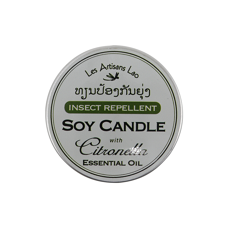 Citronella candle in alu tin can 130g