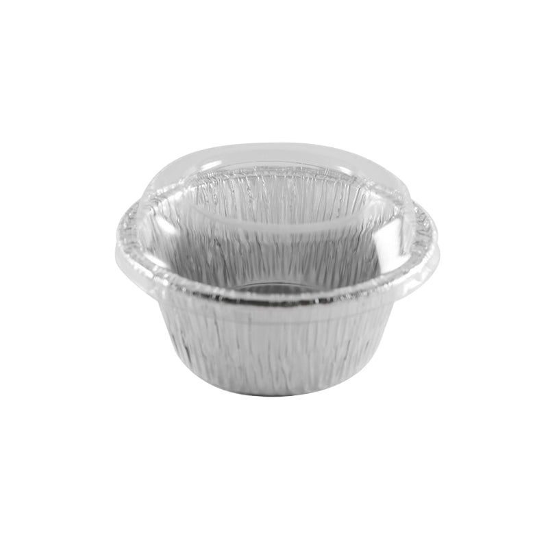 Foil cup 3406-P with lid, contains 10 pieces/pack. 110ml