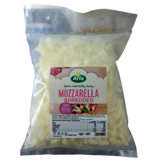 Arla mozzarella shredded Size 500g