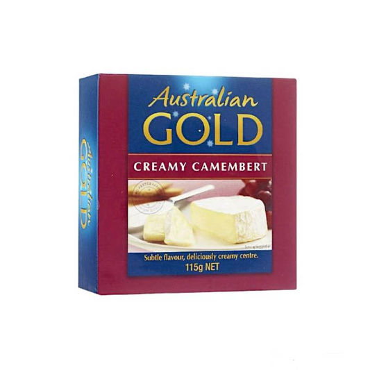 Australian Gold Creamy Camembert Cheese 115g