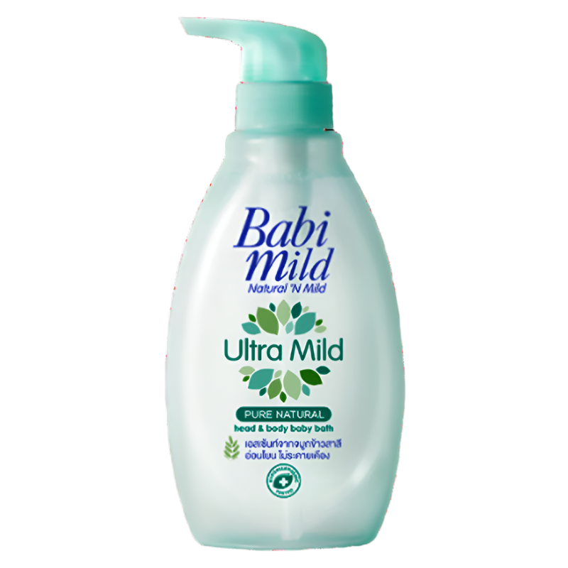 Babi Mild Ultra Mild Pure Natural Head &amp; Body Bath ຂະໜາດ 400ml