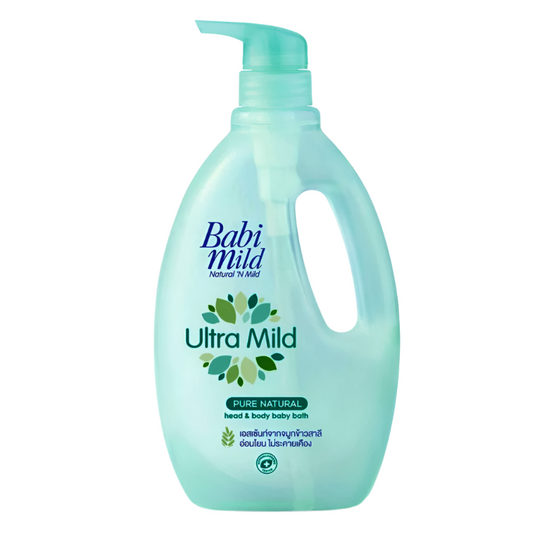 Babi Mild Ultra Mild Pure Natural Head & Body Baby Bath Size 800ml