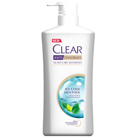 CLEAR Anti Dandruff Scalp Care Shampoo Ice Cool Menthol with Lime & Menthol Blast 390ml