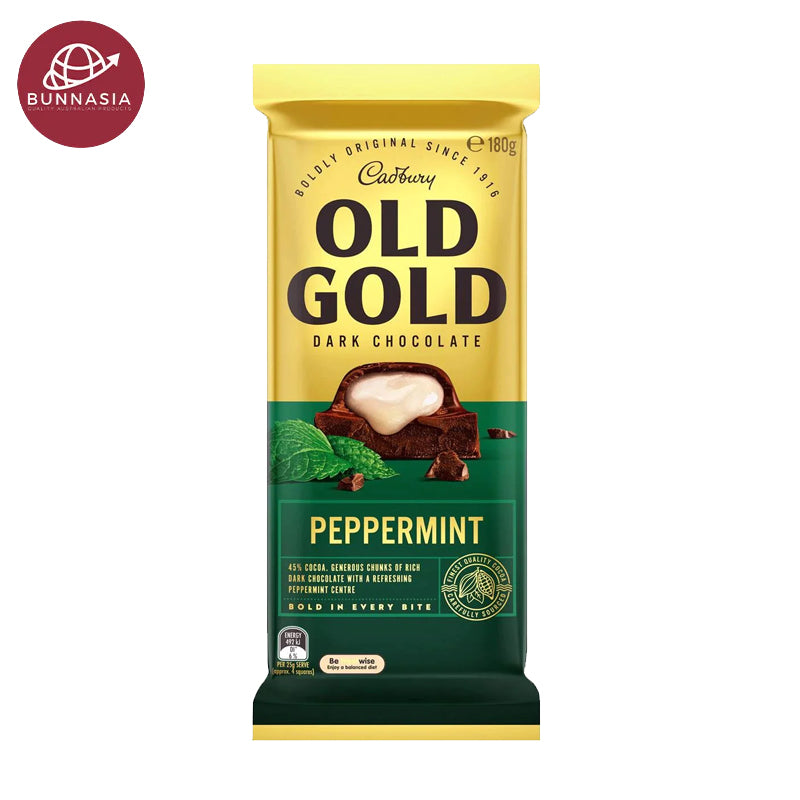 Cadbury Block Old Gold Peppermint 180g