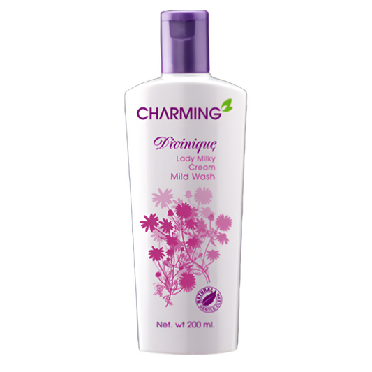 Charming Divinique Lady Milky Cream Mild Wash ຂະໜາດ 200ml