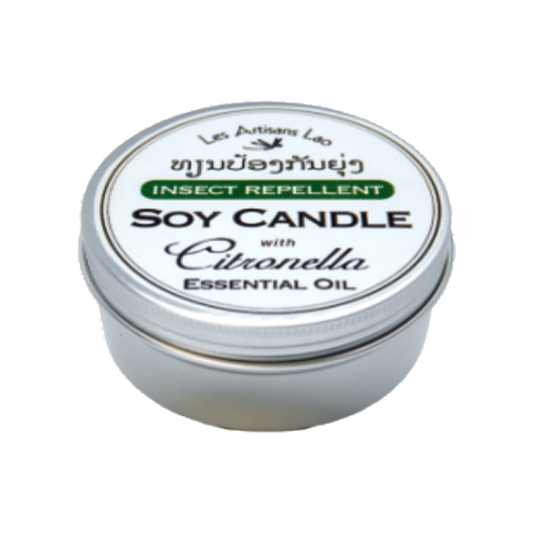 Citronella candle in alu tin can 130g