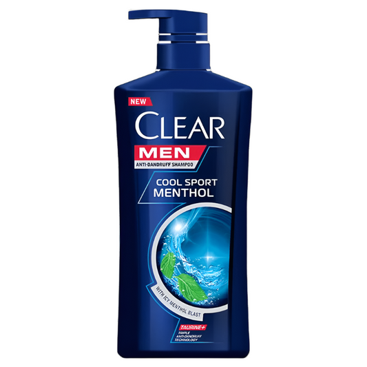 Clear Men Cool Sport Menthol Anti-Dandruff Shampoo Size 390ml