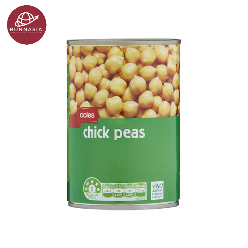 Coles Chick Peas 420g