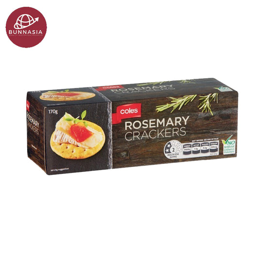 Coles Crackers Rosemary 170g