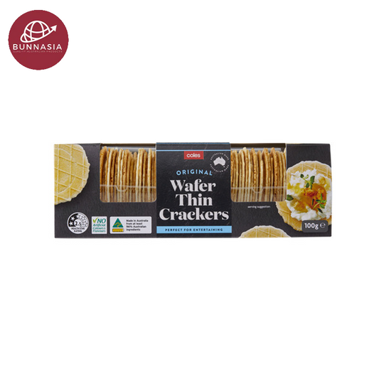 Coles Crackers Wafer Crackers 100g