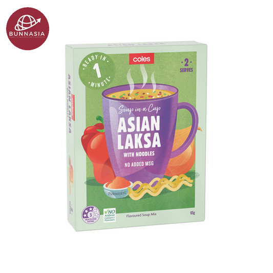 Coles Soup Cup Asian Laksa (2pk) 65g