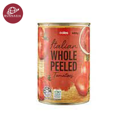 Coles Tomatoes Italian Whole Peeled 400g