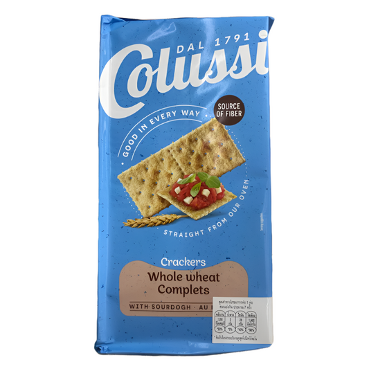 Colussi Crackers Whole Wheat Complets 250g