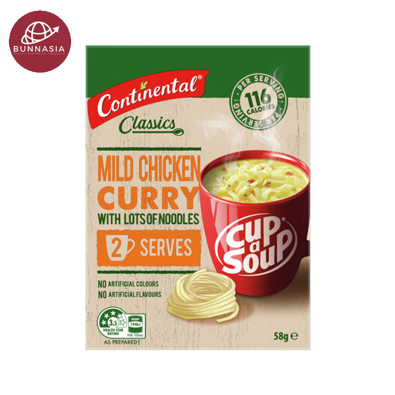 Continental Cup A Soup Mild Chicken Curry (2pk) 58g