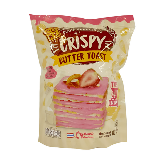 Crispy Butter Toast Strawberry And Almond 80g