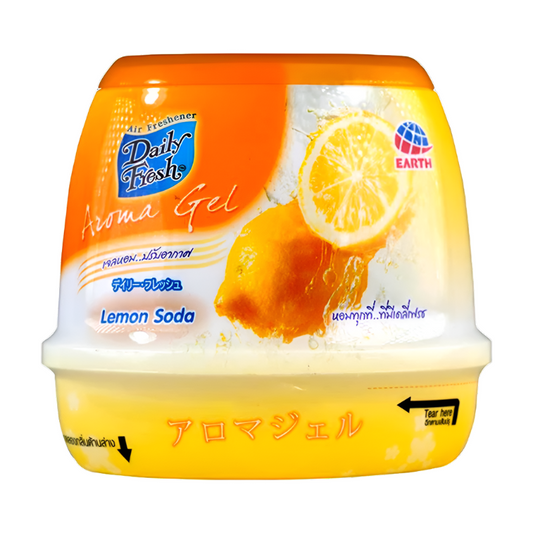 Daily Fresh Air Freshener Aroma Gel Lemon Soda Size 180g