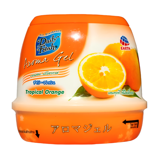 Daily Fresh Air Freshener Aroma Gel Tropical Orange Size 180g