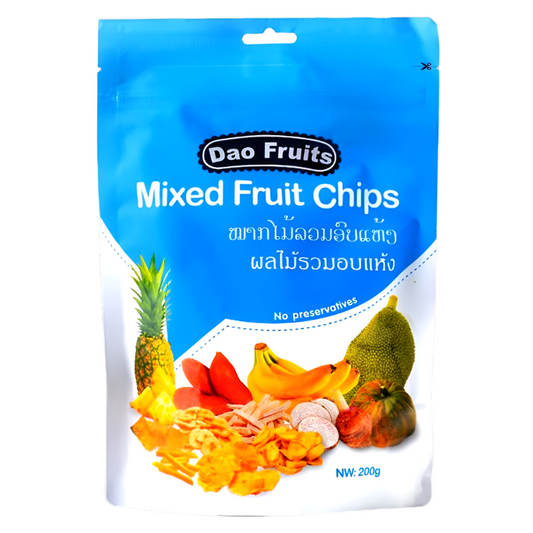 Dao fruits mixed fruit chips Pack 200g