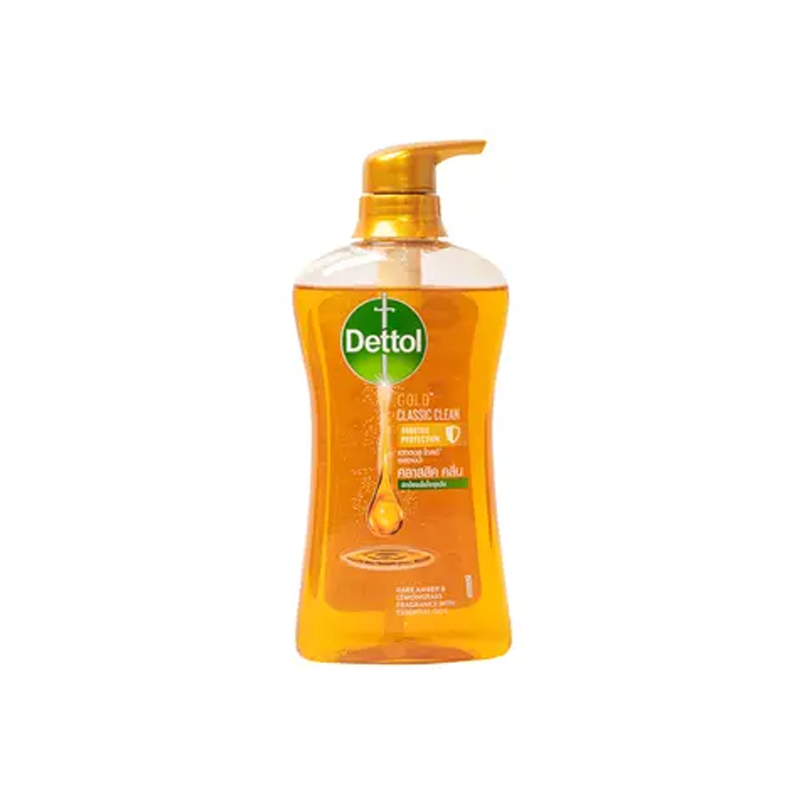 Dettol Gold Shower Gel Antibacterial Classic Clean 500ml