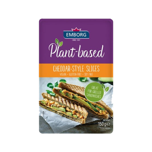 Emborg Plant Based  Cheddar Style Slices 150g