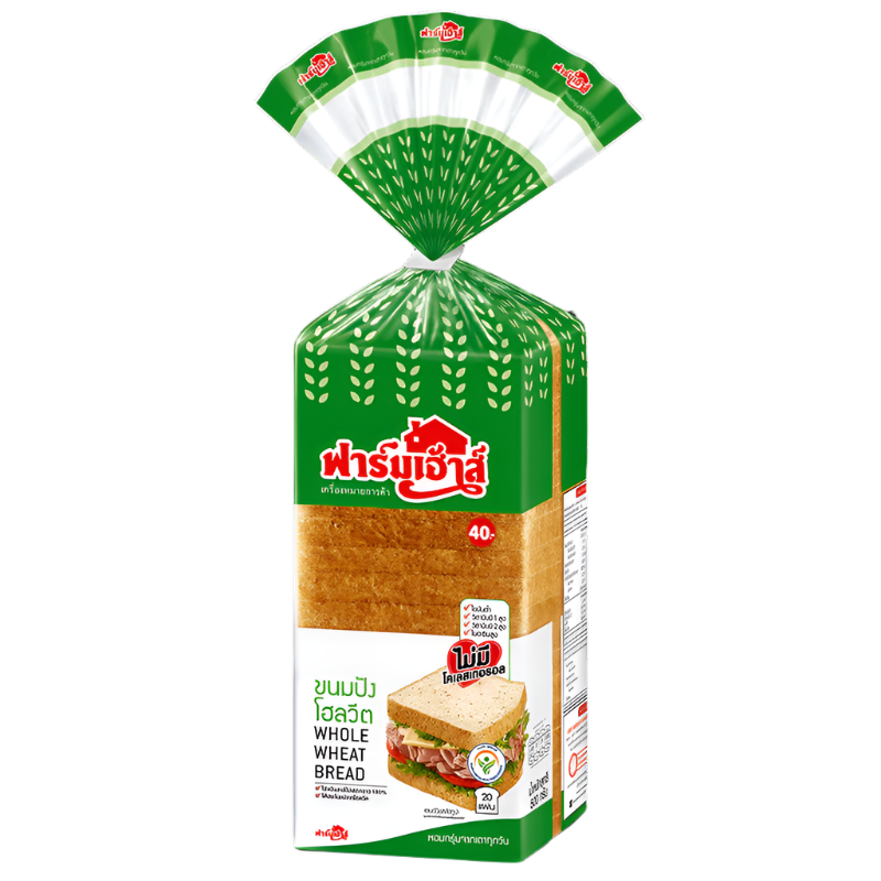 Farmhouse Sandwich Whole Wheat  Bread Size 500g