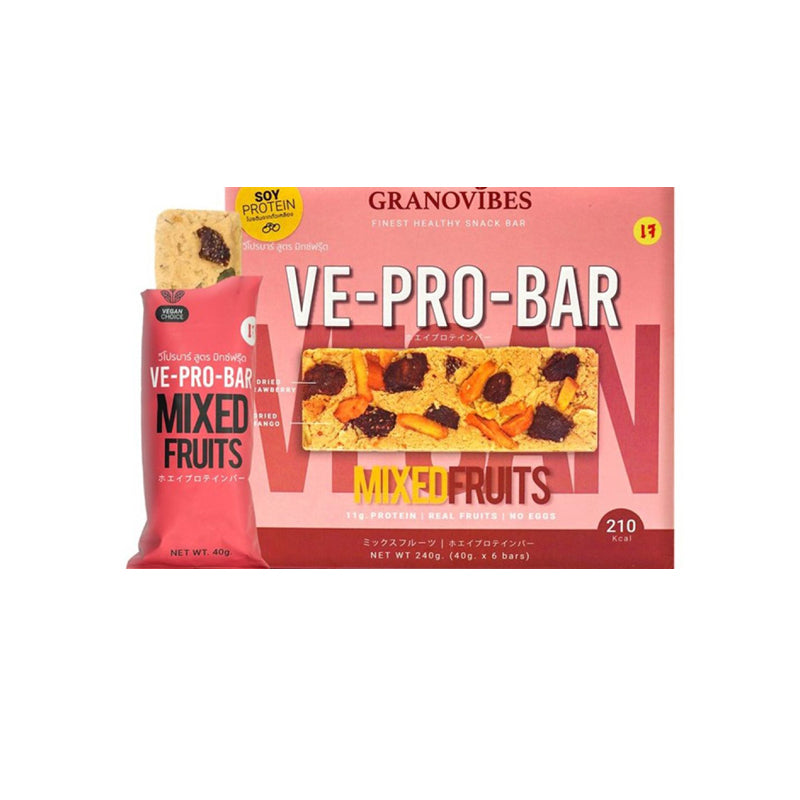 Granovibes Ve-Pro-Bar MixedFruits 240g