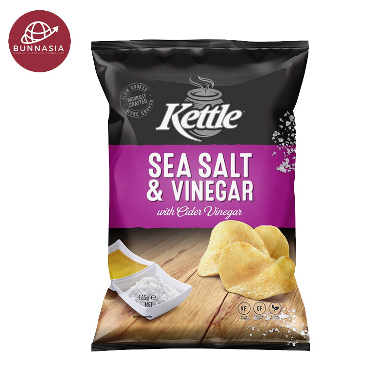 Kettle Sea Salt & Vinegar 165g