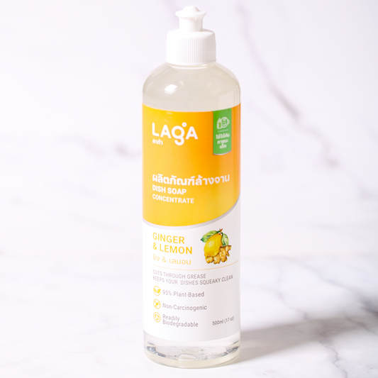 Laga Dish Soap Concentrate Ginger & Lemon 500ml