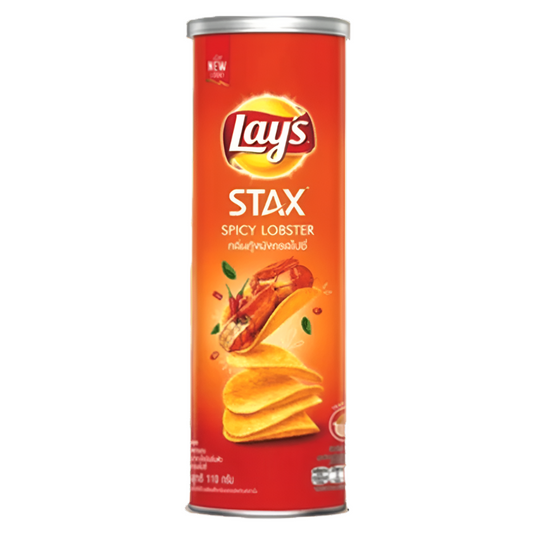 Lay's Stax Potato Chips  Spicy Lobster 100g