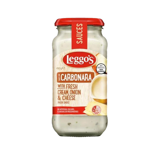 Leggo's Carbonara with Fresh Cream, Onion & Cheese 490g