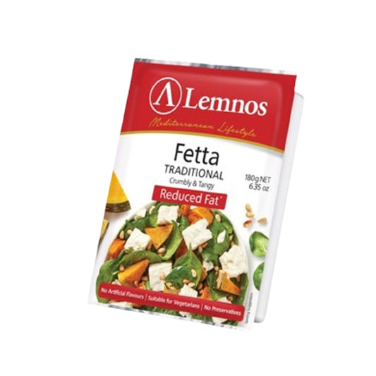 Lemnos Reduced Fat Fetta Cheese 180g