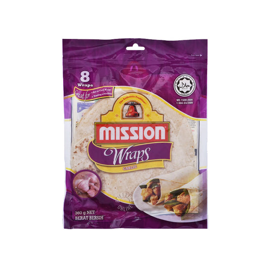 MISSION WRAP GARLIC 360g