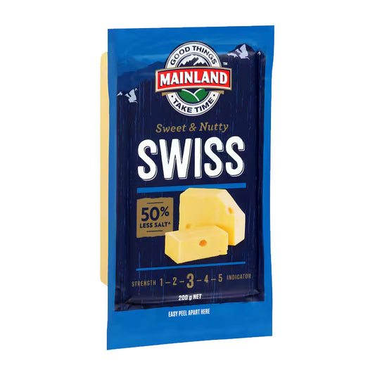 Mainland Cheese Swiss 200g