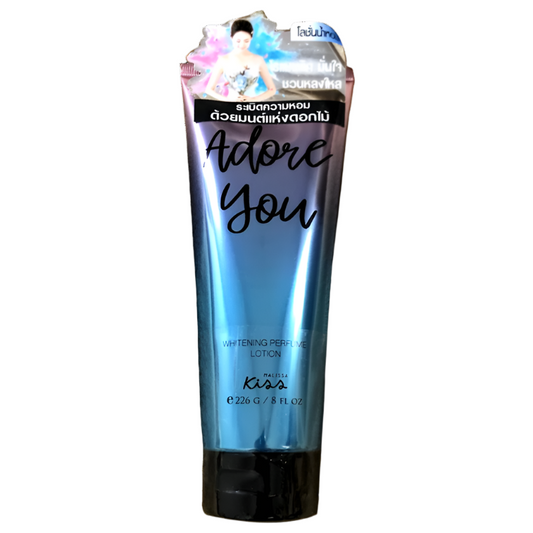 Malissa Kiss Whitening Perfume Body Lotion Adore You ຂະໜາດ 226g