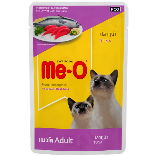 Me-O Wet Cat Food Tuna Made From Real Tuna For Adult 80g