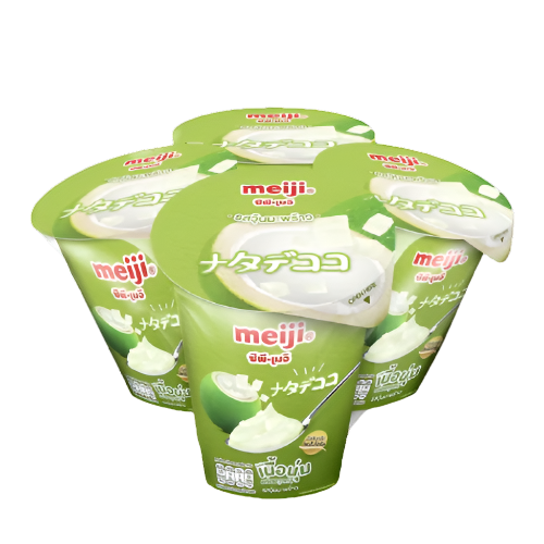 Meiji Yoghurt with Nata de Coco 135g Pack of 4pcs