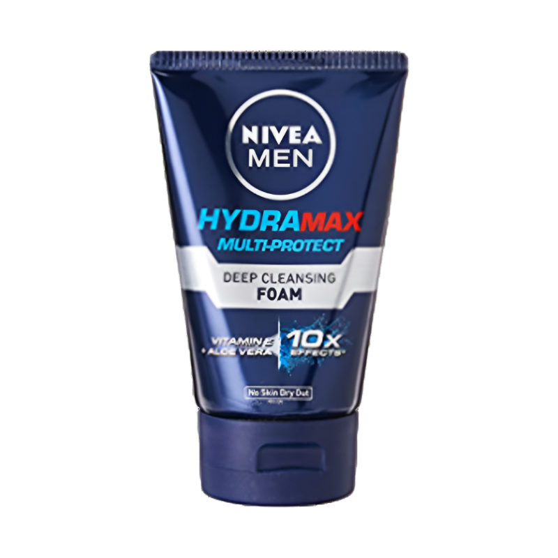 NIVEA Men Hydra Max Multi-Protect Deep Cleansing Foam 10x Effect