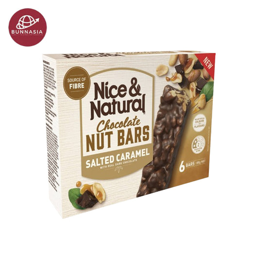 Nice & Natural Nut Bars Salted Caramel (6pk) 180g