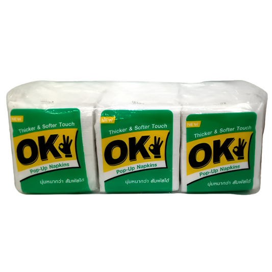 OK Pop-Up Napkins 140Sheets Pack 6Pcs