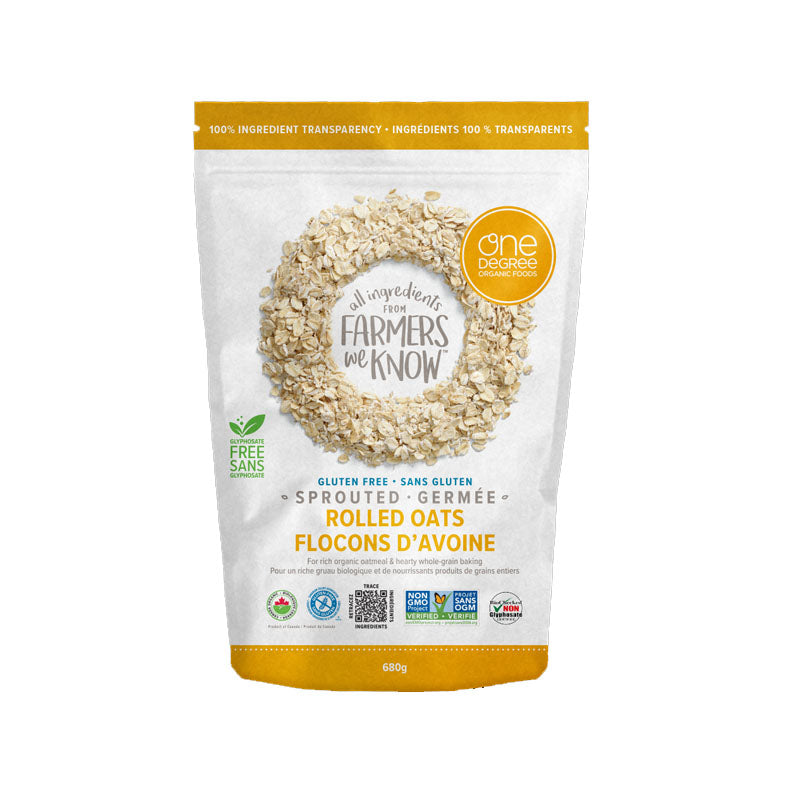 Organic Sprouted Rolled Oats - One Degree Organics 1027kg — Shopping-D ...