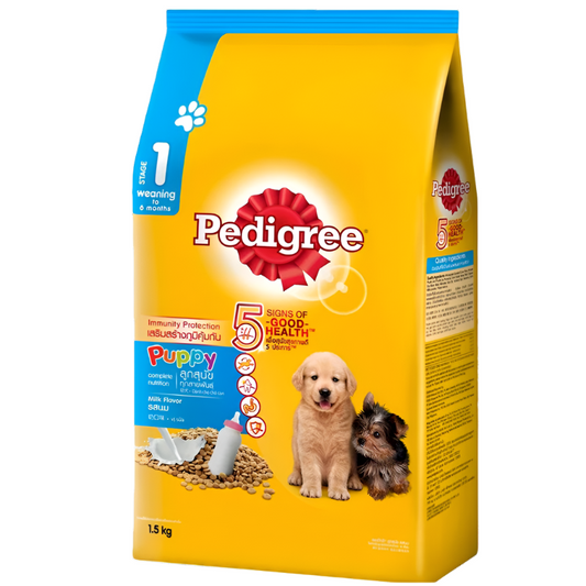 Pedigree Puppy Weaning to 6 months Milk Flavour Size 1.5kg