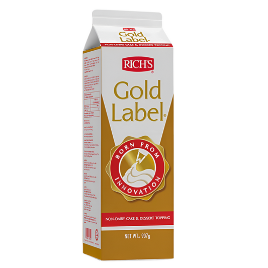 RICH'S Gold Label Non- Dairy Cake &amp; Dessert Topping 907g