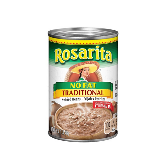 Rosarita Traditional No Fat Refried Bean 454g