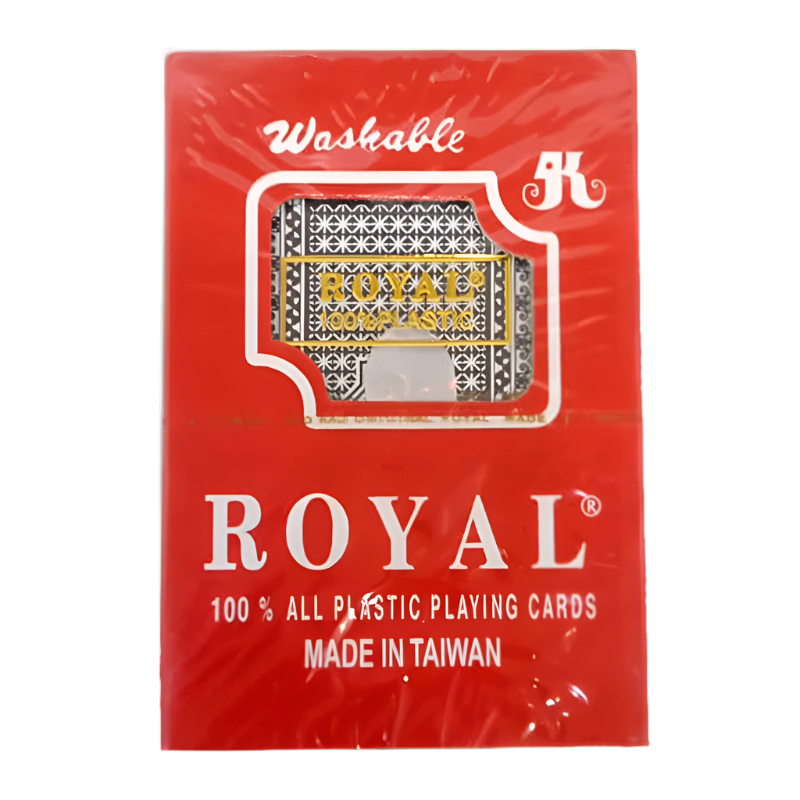 Royal All Plastic Playing Cards Made in Taiwan Per pcs