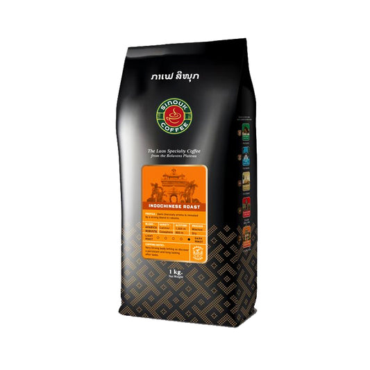 Sinouk Coffee Indochinese Roast Coffee Beans Size 500g